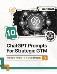 10 ChatGPT Prompts for Strategic GTM: AI Tools, Prompt Engineering, GPT-5 Tactics ($21 Value) FREE For a Limited Time
