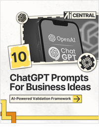 10 ChatGPT Prompts For Business Ideas: Market Gaps, Blue Ocean Moves, MVP Tests, and GPT-5 Ready Validation ($21 Value) FREE For a Limited Time