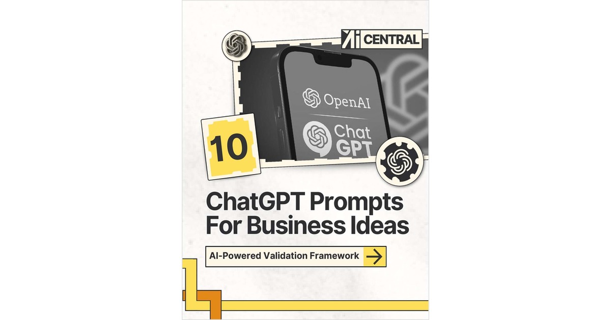 10 ChatGPT Prompts For Business Ideas: Market Gaps, Blue Ocean Moves, MVP Tests, and GPT-5 Ready Validation ($21 Value) FREE For a Limited Time