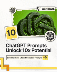 10 ChatGPT Prompts to Boost Focus, Confidence, and Productivity ($21 Value) FREE For a Limited Time