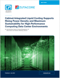 Cabinet-Level Liquid Cooling for High-Density Data Centers