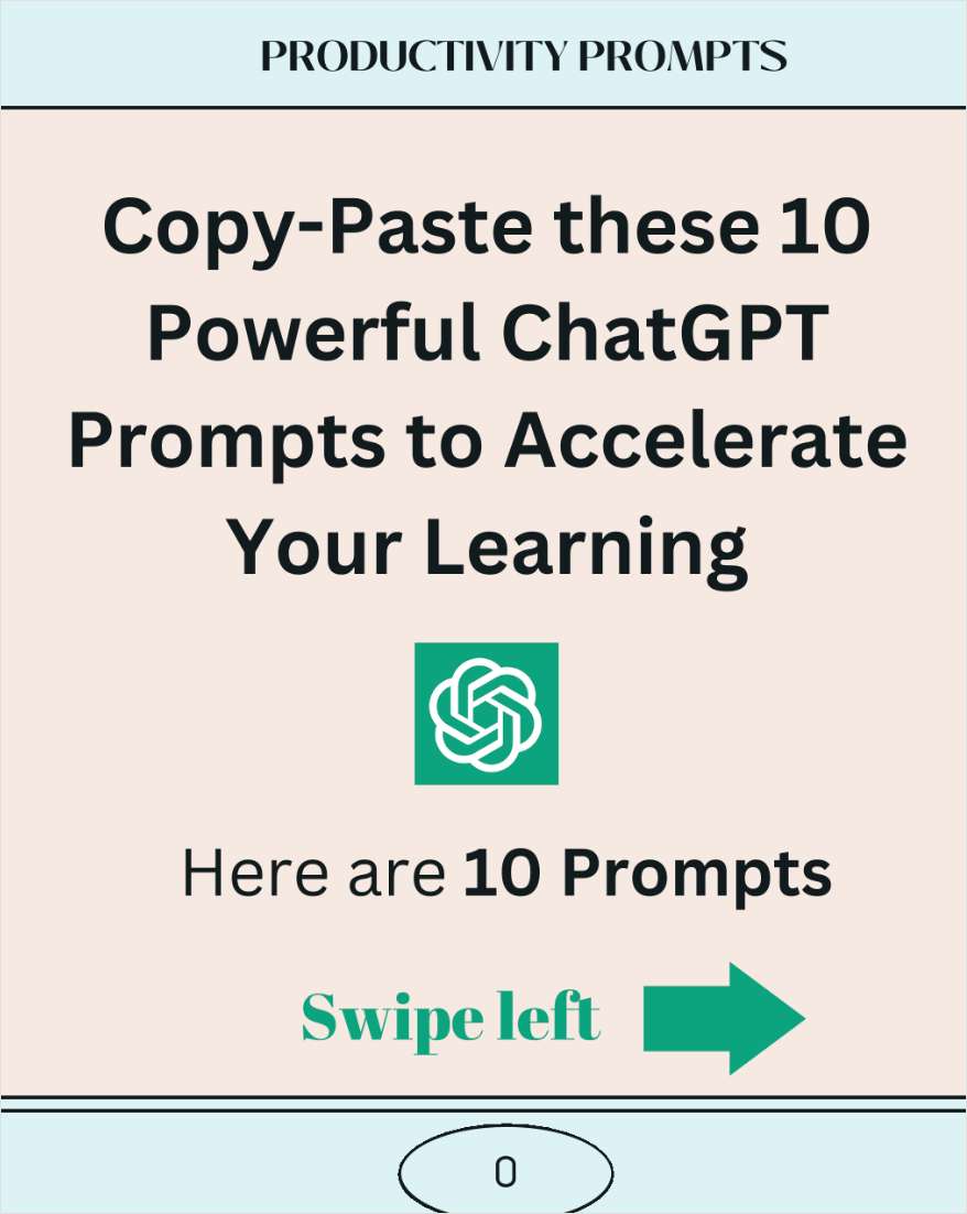 10 Powerful ChatGPT Prompts to Accelerate Your Learning
