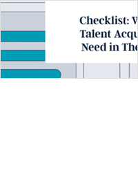 Checklist: What Strategic Talent Acquisition Teams Need in Their Tech Stack