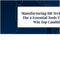 Manufacturing HR Tech Playbook: The 4 Essential Tools You Need to Win Top Candidates