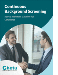 Beyond the Hire: Continuous Background Screening for a Safer, Smarter Workforce