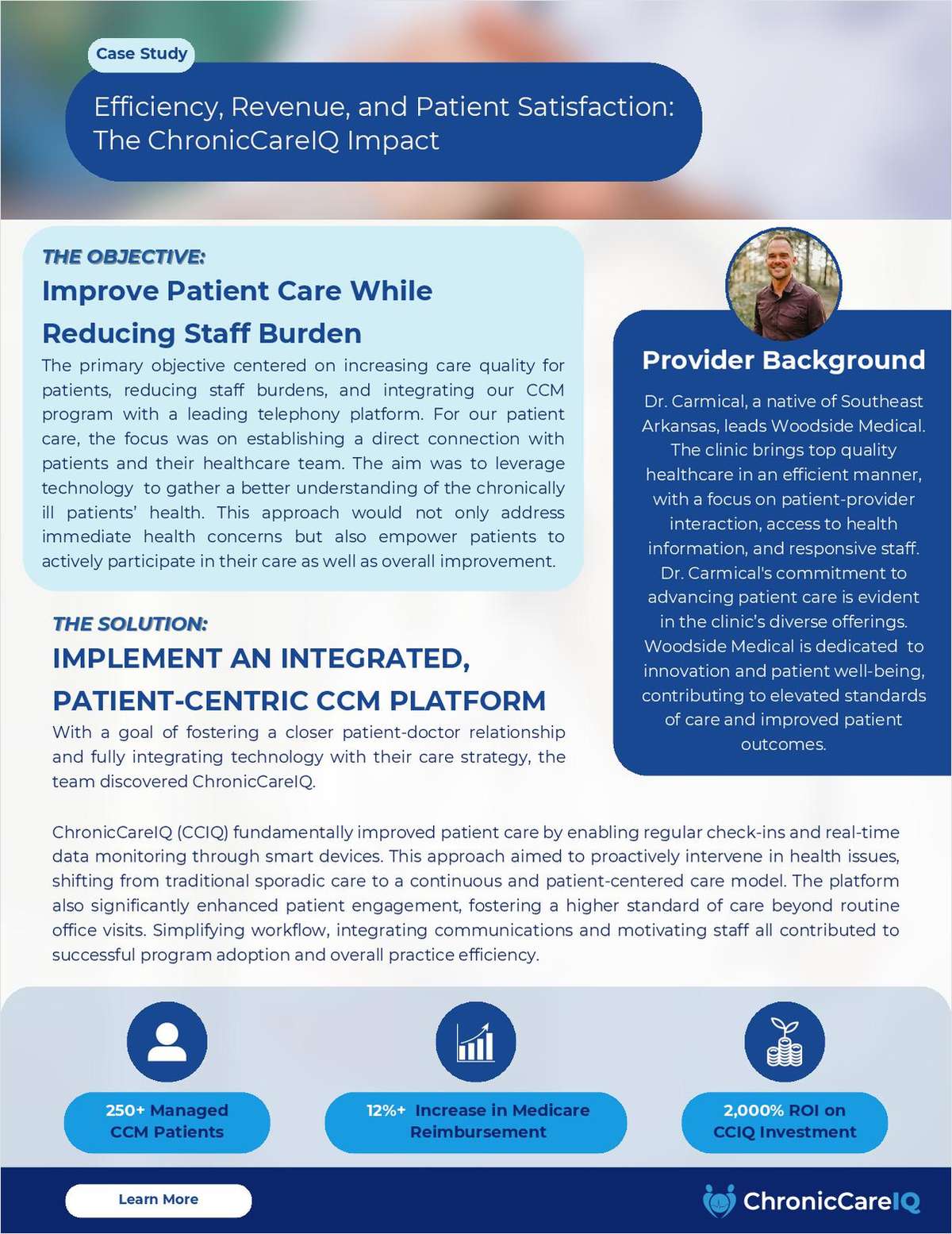 How One Clinic Achieved a 2,000% ROI with ChronicCareIQ