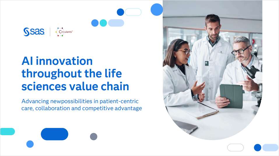 AI Innovation Throughout the Life Sciences Value Chain