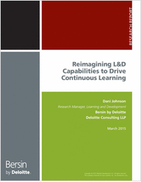 Reimagining L&D Capabilities to Drive Continuous Learning