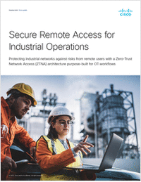 Secure remote access for industrial operations solution brief