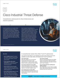 Cisco industrial threat defense at a glance
