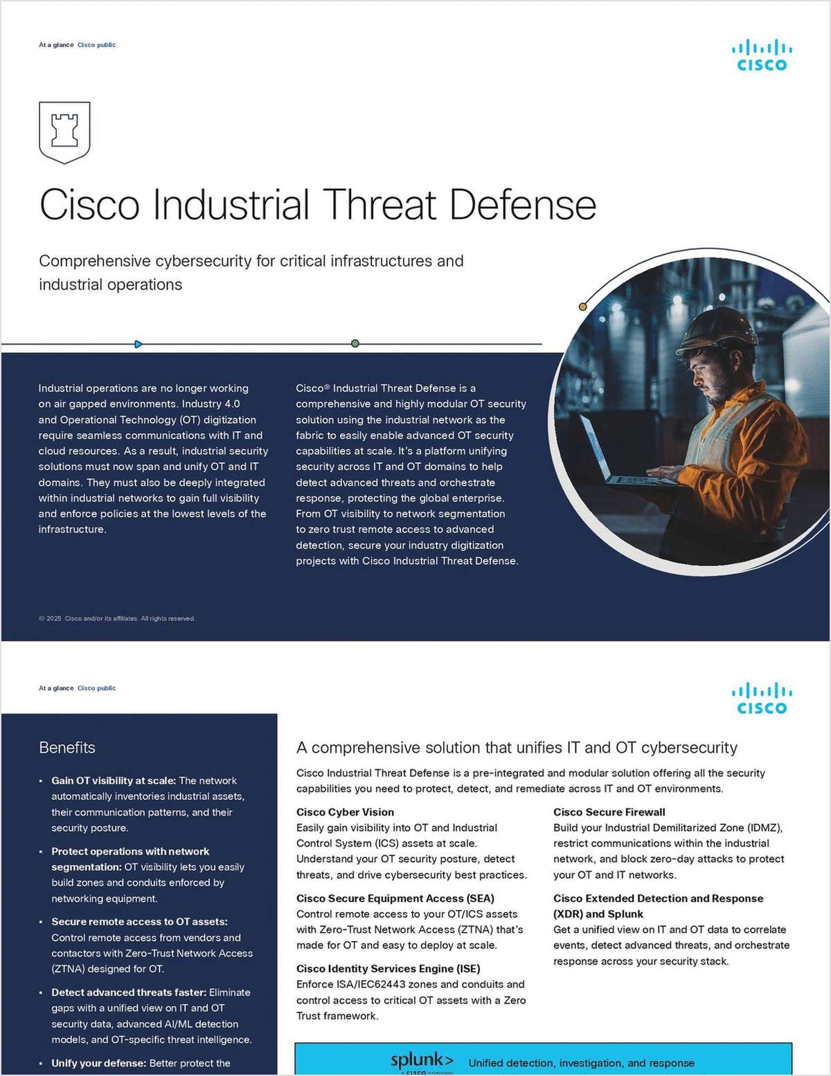 Cisco industrial threat defense at a glance