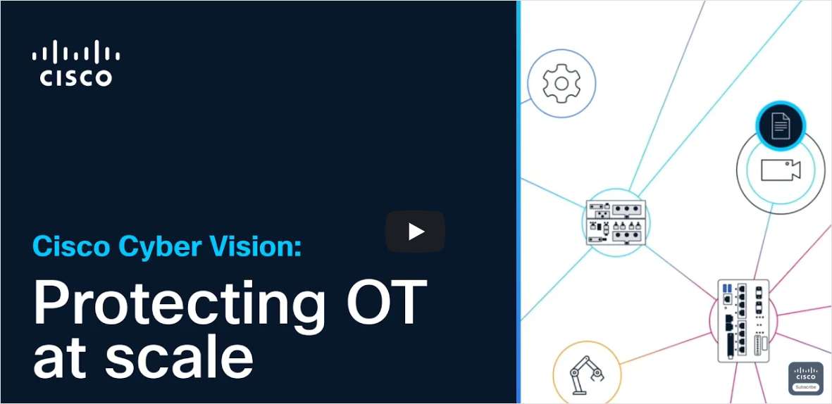 Cisco Cybervision: Securing your entire industrial network