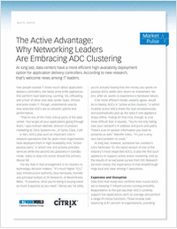 The Active Advantage: Why Networking Leaders Are Embracing ADC Clustering