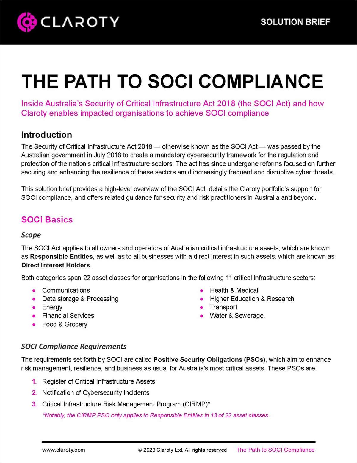 The Path to SOCI Compliance