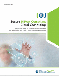 Secure HIPAA Compliant Cloud Computing