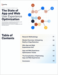 The State of App and Web User Experience Optimization