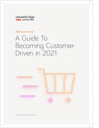 B2B Ecommerce: Your Guide To Becoming Customer- Driven in 2021