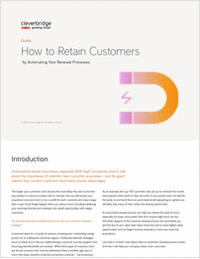 Guide - How to Retain Your Customers by Automating Your Renewal Processes