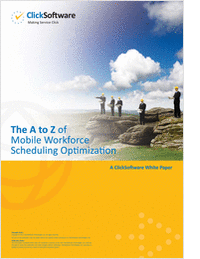 The A to Z of Mobile Workforce Scheduling Optimization
