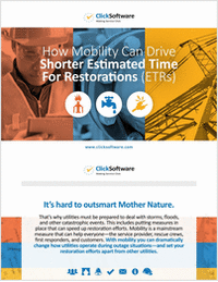 How Mobility Can Drive Shorter Estimated Time for Restorations (ETRs)