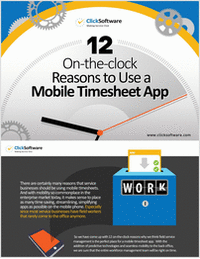 12 On-the-Clock Reasons to Use a Mobile Timesheet App