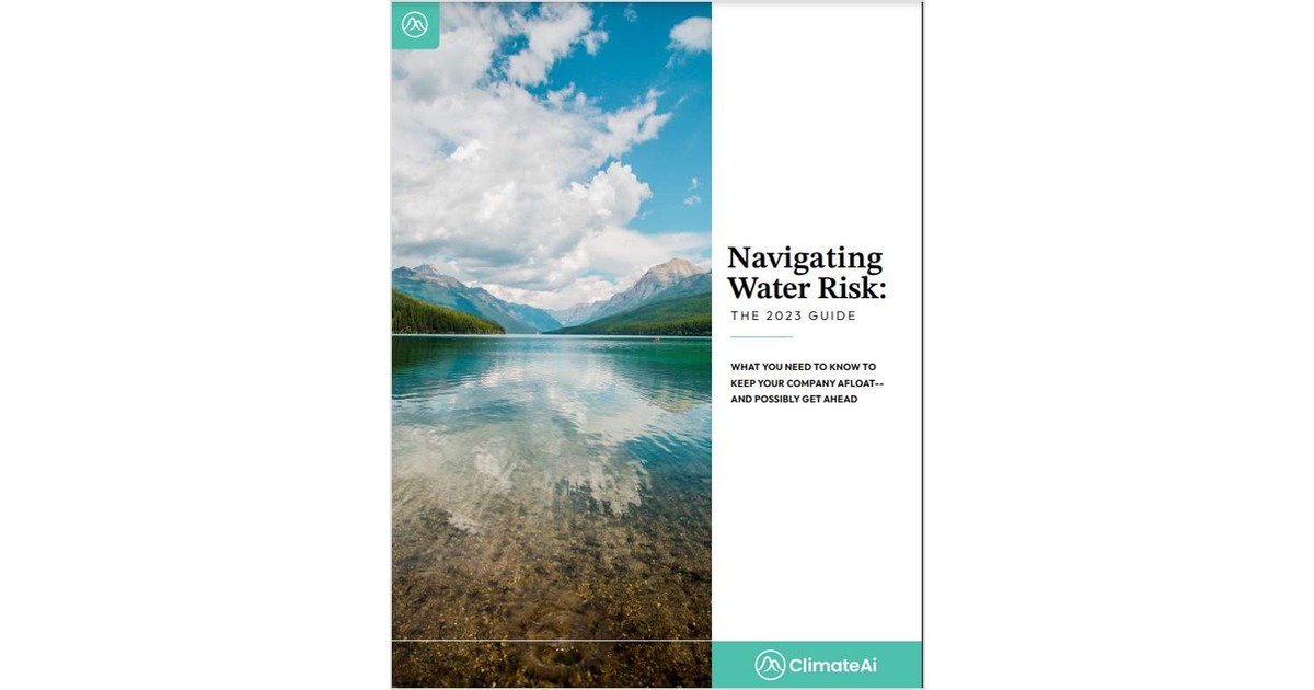 Navigating Water Risk: The 2023 Guide Free eBook