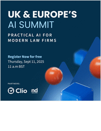 UK & Europe's AI Summit: Practical AI for Modern Law Firms