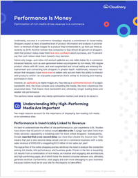 Performance Is Money: Optimization of rich media drives revenue in e-commerce