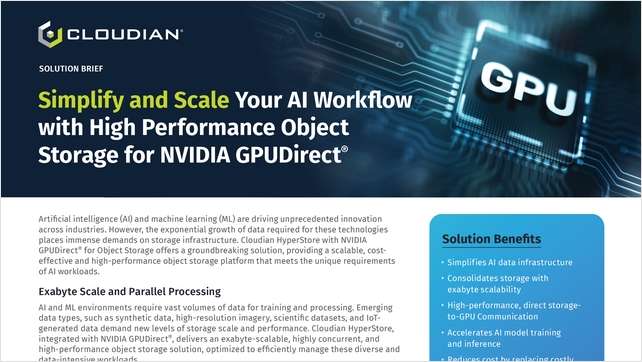 Simplify and Scale Your AI Workflow with High Performance Object Storage for NVIDIA GPUDirect