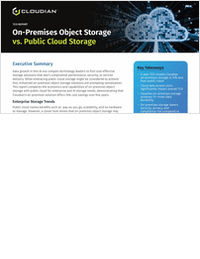 On-Premises Object Storage vs. Public Cloud Storage
