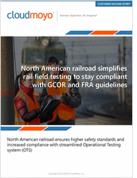 North American Railroad Simplifies Rail Field Testing to Stay Compliant with GCOR and FRA Guidelines