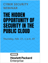 The Hidden Opportunity of Security in the Public Cloud