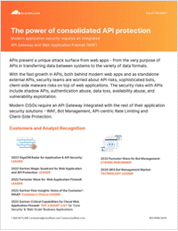 The Power Of Consolidated API Protection