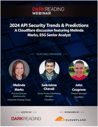 2024 API Security Trends & Predictions: A Cloudflare discussion featuring Melinda Marks, ESG Senior Analyst
