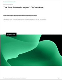 2026 Forrester TEI Report: The Total Economic Impact™ Of Cloudflare