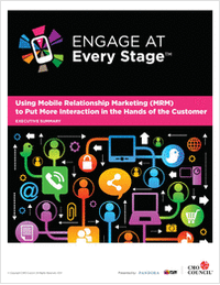 Engage at Every Stage: Using Mobile Relationship Marketing (MRM) to Put More Interaction in the Hands of the Customer