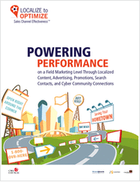 Powering Performance on a Field Marketing Level through Localized Content Advertising, Promotions, Search Contacts, and Cyber Community Connections