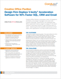 Creative Office Pavilion Design Firm Deploys V-locity® Acceleration Software for 90% Faster SQL, CRM and Email