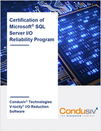 Certification of Microsoft® SQL Server I/O Reliability Program