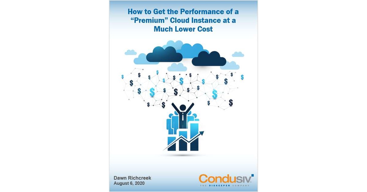 How to Get the Performance of a 'Premium' Cloud Instance at Much Lower Cost