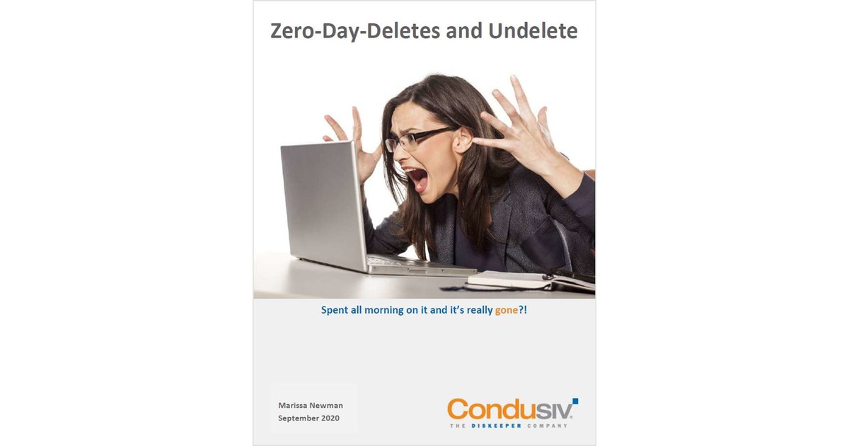 Zero-Day-Deletes and Undelete
