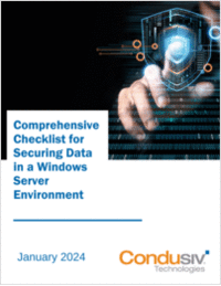 Comprehensive Checklist for Securing Data in a Windows Server Environment