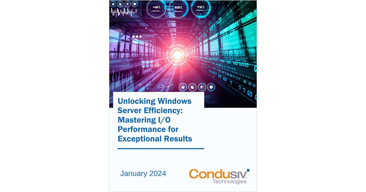 Unlocking Windows Server Efficiency: Mastering I/O Performance for Exceptional Results