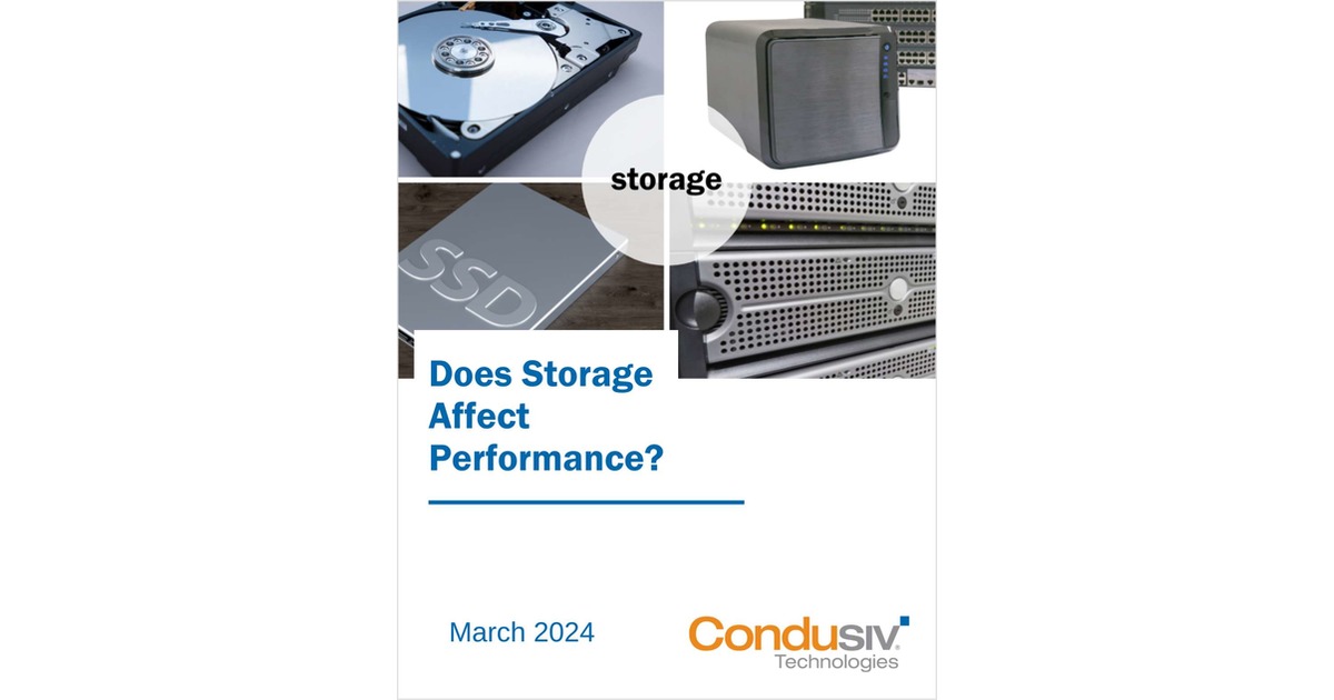 Does Storage Affect Performance?