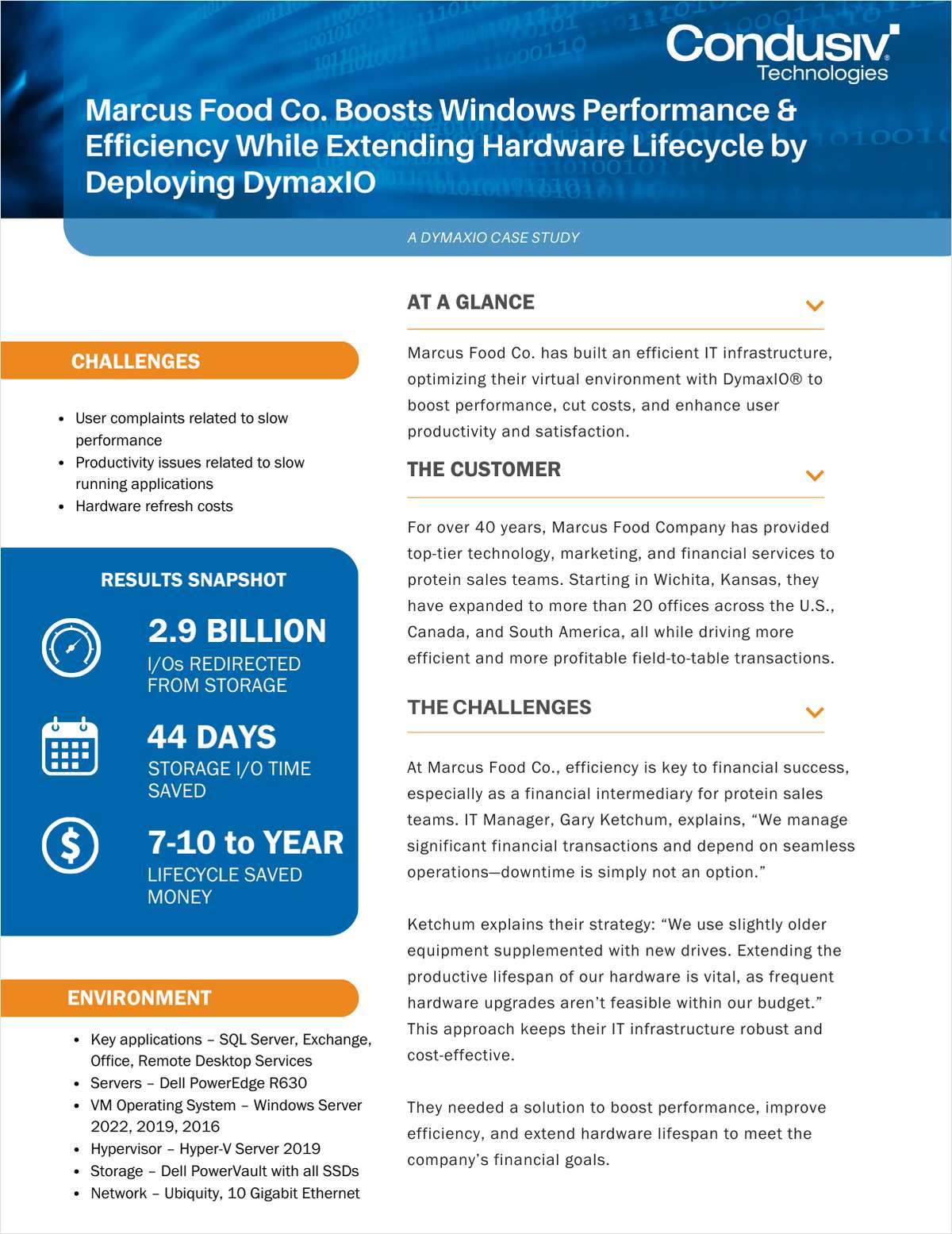 Marcus Food Co. Boosts Windows Performance & Efficiency While Extending Hardware Lifecycle by Deploying DymaxIO