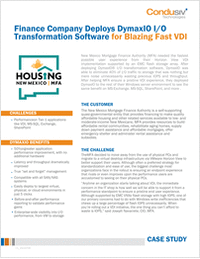 Finance Company Deploys DymaxIO I/O Transformation Software for Blazing Fast VDI
