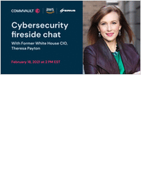 February 18th at 2 p.m EST: Fireside Chat with former White House CIO, Theresa Payton and Commvault