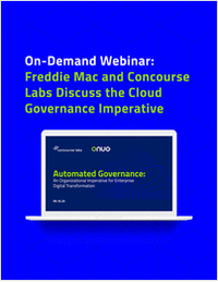 Freddie Mac and Concourse Labs Discuss the Cloud Governance Imperative