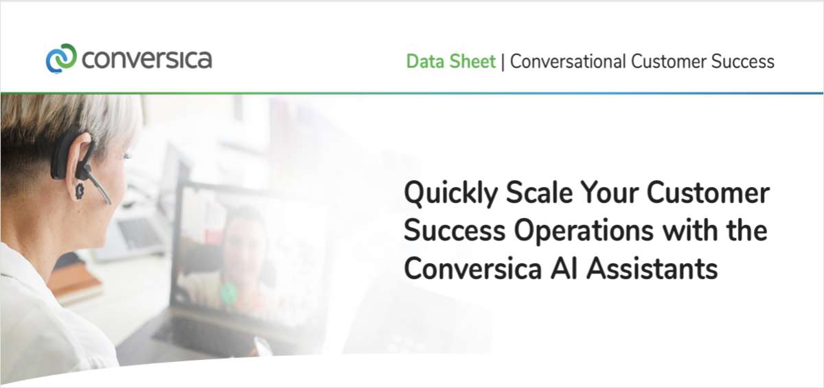 Quickly Scale Your Customer Success Operations with the Conversica AI Assistants