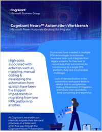 Cognizant Neuro™ Automation Workbench